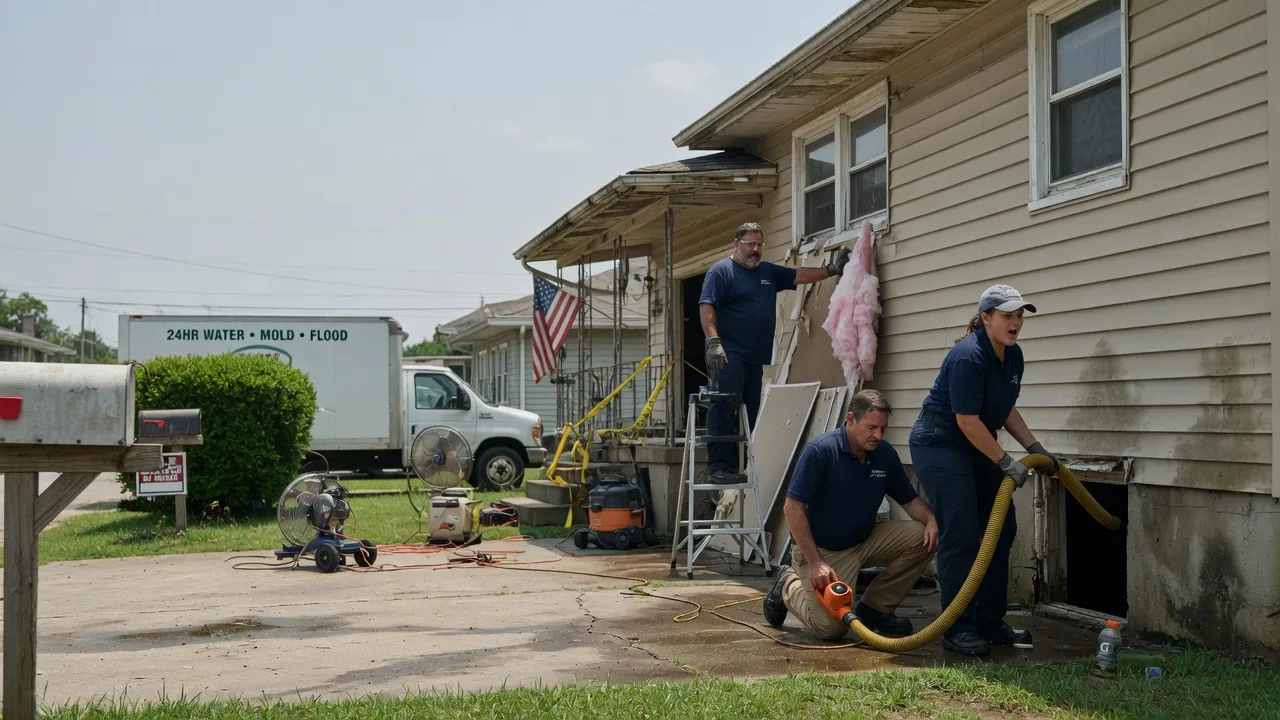 Water Damage Repair in Strang, OK near me